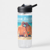 カスタム写真のウォーターボトルあなたの写真と文字 ウォーターボトル (左面)