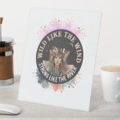 カスタム写真のエンパワーメント感動的、ギフト女子 台座サイン (インサイチュ)