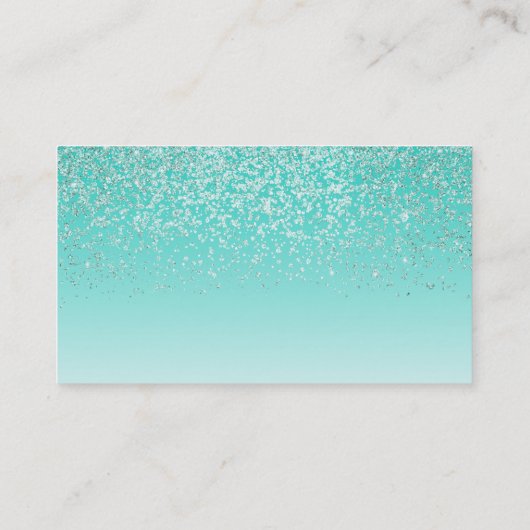 カスタム写真のキラキラのモミカード コーリングカード (裏面)