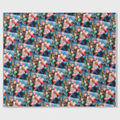 カスタム写真のギフトラップ、家族のカスタム画像 ラッピングペーパー (フラット)