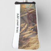 カスタム写真のクリスマスを追加パーソナライズされた ゴルフヘッドカバー (回転90)