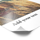 カスタム写真のクリスマスを追加パーソナライズされた フォトプリント            (角)