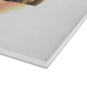 カスタム写真のクリスマスウォーターをパーソナライズされた追加 カッティングボード (角)