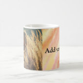 カスタム写真のクリスマスウォーターをパーソナライズされた追加 コーヒーマグカップ (中央)