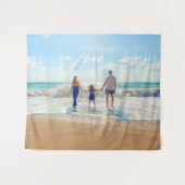 カスタム写真のタペストリーパーソナライズされたギフト タペストリー (正面(横))