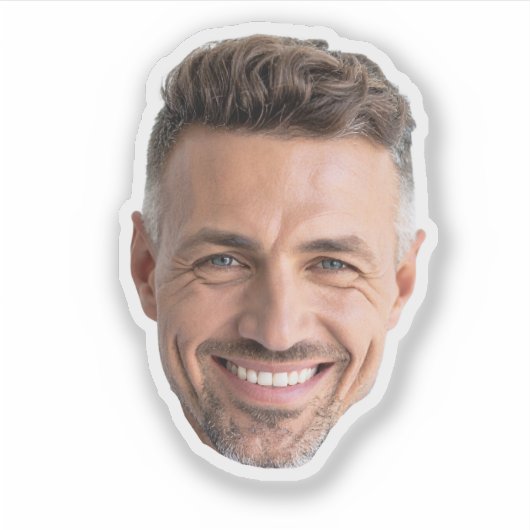 カスタム写真のパーソナライズされた写真 シール (正面)