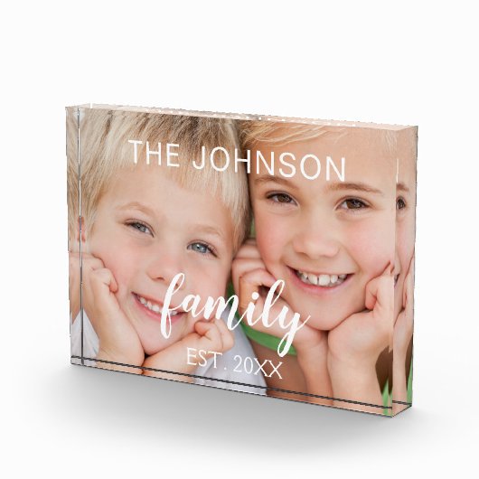 カスタム写真のパーソナライズされた追加と追加 フォトブロック (右)