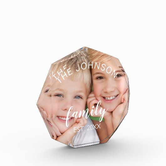 カスタム写真のパーソナライズされた追加と追加 フォトブロック (左)