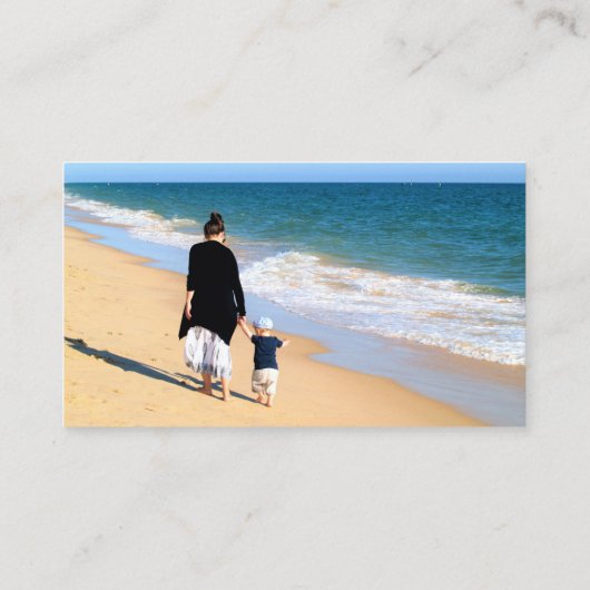 カスタム写真のビジネスパーソナライズされたカード 名刺 (裏面)