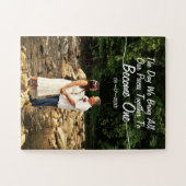 カスタム写真のユニティ結婚ズ ジグソーパズル (横)