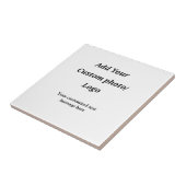 カスタム写真のロゴをテキストに追加カスタムするモダン タイル (側面)