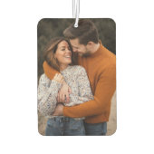 カスタム写真の一つパーソナライズされた カーエアーフレッシュナー (裏面)