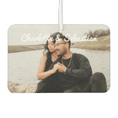 カスタム写真の一つパーソナライズされた カーエアーフレッシュナー (正面)