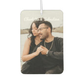 カスタム写真の一つパーソナライズされた カーエアーフレッシュナー (正面)