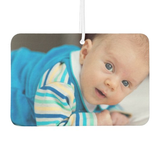 カスタム写真の一つパーソナライズされた カーエアーフレッシュナー (正面)