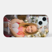 カスタム写真の作成パーソナライズされた先 iPhone 15ケース (裏面横)