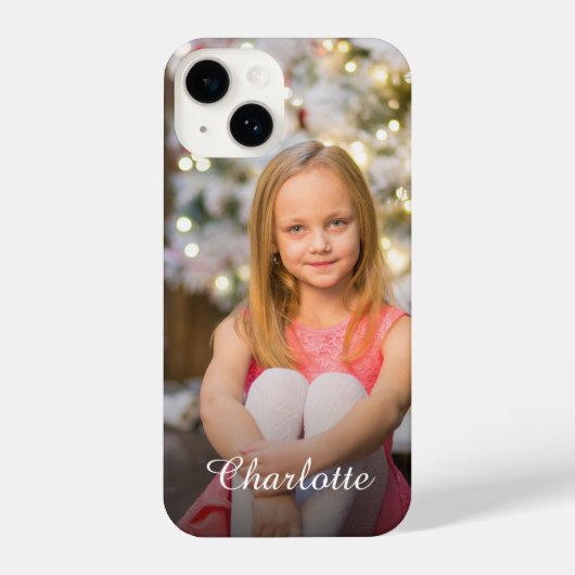 カスタム写真の作成パーソナライズされた先 iPhone 15ケース (裏面)