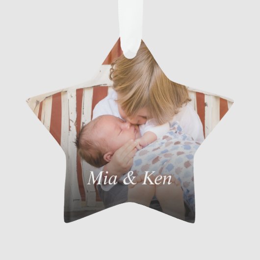 カスタム写真の作成 オーナメント (正面)