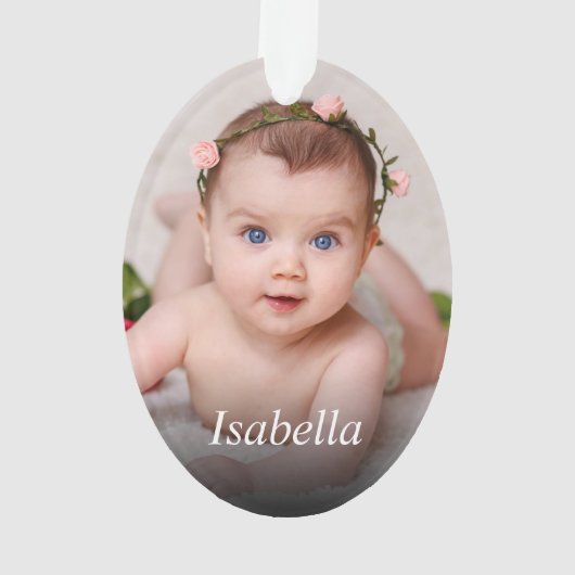 カスタム写真の作成 オーナメント (裏面)