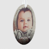 カスタム写真の作成 オーナメント (正面)