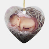 カスタム写真の作成 セラミックオーナメント (裏面)