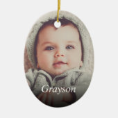 カスタム写真の作成 セラミックオーナメント (正面)
