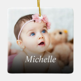 カスタム写真の作成 セラミックオーナメント