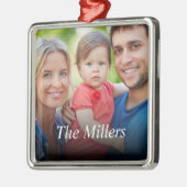 カスタム写真の作成 メタルオーナメント (左)