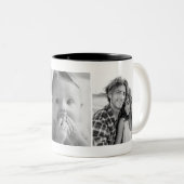 カスタム写真の個人用変更 ツートーンマグカップ (正面右)