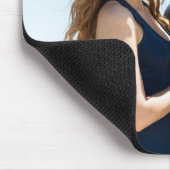 カスタム写真の個人用設定カップル家族の追加写真 マウスパッド (コーナー)