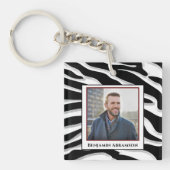 カスタム写真の個人用設定 キーホルダー (正面)