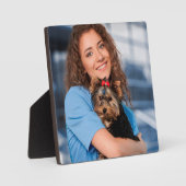 カスタム写真の個人用設定 フォトプラーク (正面)