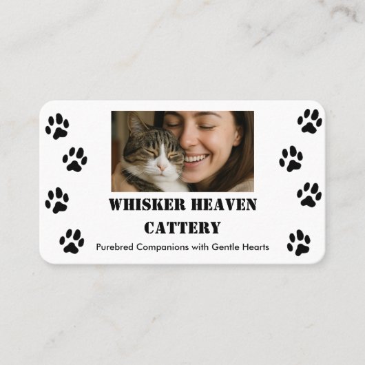 カスタム写真の名刺 名刺 (正面)