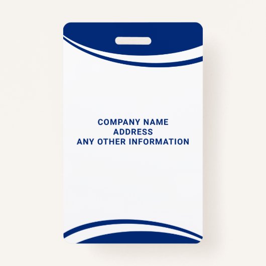 カスタム写真の従業員ロゴ名バッジ バッジ (裏面)