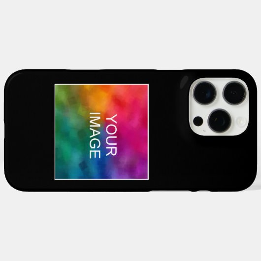 カスタム写真の画像またはロゴのアップロード Case-Mate iPhoneケース (裏面 (横))