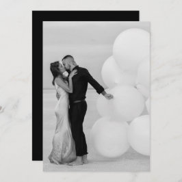 カスタム写真の画像を追加する結婚式の日付を保存 招待状