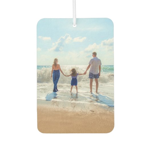 カスタム写真の空気清浄機パーソナライズされた カーエアーフレッシュナー (正面)