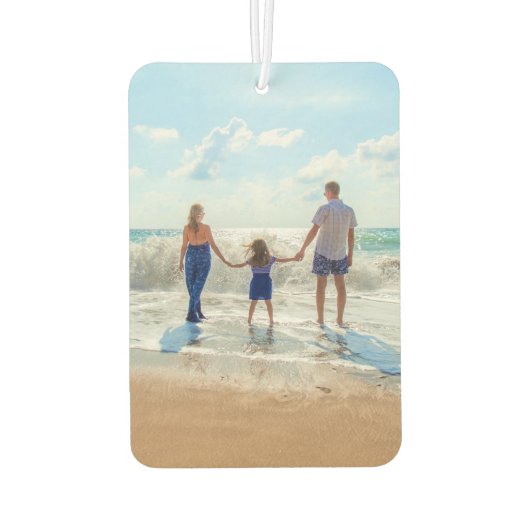 カスタム写真の空気清浄機パーソナライズされた カーエアーフレッシュナー (裏面)