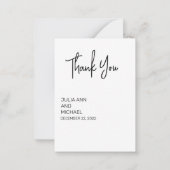 カスタム写真の結婚ビーチアーチ ノートカード (裏面)