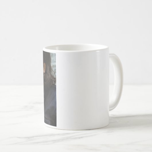 カスタム写真の結婚ロマンチックなコーヒーマグ コーヒーマグカップ (正面右)