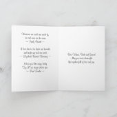 カスタム写真の結婚金ゴールド カード (内部)