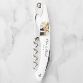 カスタム写真の結婚groomsmanの好意 ソムリエナイフ (正面)