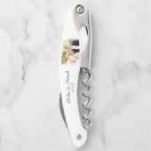 カスタム写真の結婚groomsmanの好意 ソムリエナイフ (裏面)