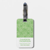 カスタム写真の輪郭の検索 ラゲッジタグ (裏面縦)