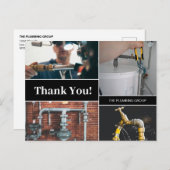 カスタム写真の配管名ありがとう ポストカード (正面/裏面)