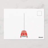 カスタム写真の醜いクリスマスセーター ポストカード (裏面)