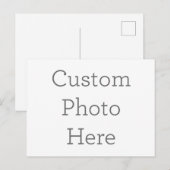 ポストカード, サイズ: スタンダードポストカード, ペーパー: シグネチャーマット, 封筒: なし (正面/裏面)