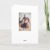 カスタム写真または文字 カード (裏面)