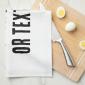 カスタム写真または文字 キッチンタオル (四つ折り)