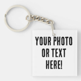 カスタム写真または文字 キーホルダー